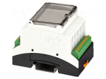 Enclosure: for DIN rail mounting | Y: 89.7mm | X: 53.6mm | Z: 60.7mm