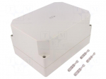 Enclosure: multipurpose | X: 180mm | Y: 254mm | Z: 137mm | flat | TK PS