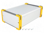 Enclosure: with panel | FR | X: 116mm | Y: 160mm | Z: 63.5mm | aluminium