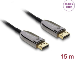 Kaabel Delock DeLOCK 87108 DisplayPort 15 m Black