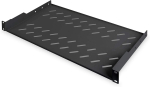 Plaukts 19" 1U 200mm fiksēts melns