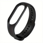 Strap Riff Silicone Strap for Xiaomi Mi Band series 3/4/5/6/7 Black