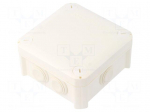 Enclosure: junction box | X: 114mm | Y: 114mm | Z: 57mm | polypropylene