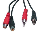 Cable iLike  Vads 2xRCA-2xRCA kontaktdaksina-ligzda 1.5m