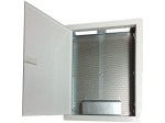 Enclosure / cabinet, multimedia 500x350x90, flush-mounted, perforated door, 1 x gn. electric, 14 x gn. Keystone ALANTEC