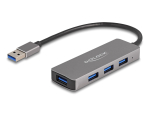 DELOCK 4 Port USB 3.2 Gen 1 Hub mit USB Typ-A Anschluss (DE)