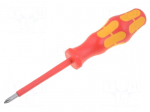 Screwdriver | insulated | Phillips | PH1 | Blade length: 80mm | 1kVAC
