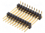 Pin header | pin strips | male | PIN: 20 | straight | 2.54mm | SMT | 2x10