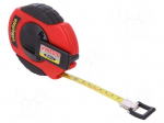 Measuring tape | L: 20m | Width: 13mm | Enclos.mat: ABS,elastolan