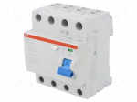 RCD breaker | Inom: 40A | Ires: 300mA | Max surge current: 5000A | 400V