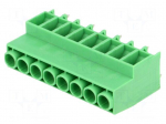 PCB terminal block | angled 90&deg; | 6.35mm | ways: 8 | on PCBs | 0.2&divide;4mm2
