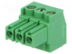 Pluggable terminal block | Contacts ph: 3.5mm | ways: 3 | straight
