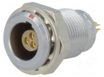 Connector: circular | Series: 00 | socket | female | soldering | PIN: 3