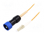 Connector: fiber optic | patchcord | PIN: 1 | bayonet | Buccaneer 4000