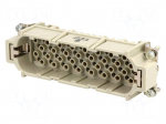 Connector: rectangular | male | Han D HMC | PIN: 64 | 64+PE | size 24B