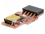 ISP programmer | 33.7x17.3mm | USB,pin strips | Interface: UART,USB