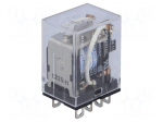 Relay: electromagnetic | DPDT | Ucoil: 120VAC | 10A/110VAC | 10A/24VDC