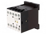 Contactor: 3-pole | NO x3 | Auxiliary contacts: NO | 24VDC | 12A | DIN
