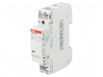 Contactor: 2-pole installation | NC x2 | 230VAC | 230VDC | 16A | DIN