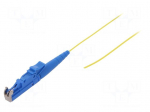 Optic fiber pigtail | E2/UPC | 2m | Optical fiber: 900um | yellow