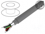 Wire | Alpha Essential C&C | 3x2x28AWG | PVC | dark grey | 300V | 30,5m