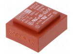 Transformer: encapsulated | 0.6VA | 230VAC | 9V | 66mA | Mounting: PCB