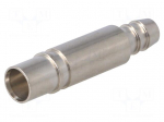 Contact | female | Han Modular Pneumatic | &Oslash;6mm pipe | brass | 10bar