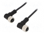Cable: for sensors/automation | PIN: 5 | M12-M12 | 1m | plug | plug | 60V