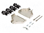 Enclosure: for D-Sub connectors | D-Sub 50pin,D-Sub HD 78pin