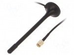 Antenna | RF | 2dBi | linear | Mounting: magnet | 50&Omega; | &Oslash;: 29.4mm | L: 121mm