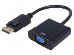 Adapter | D-Sub 15pin HD socket,DisplayPort plug | 0.15m
