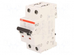 Circuit breaker | 400VAC | Inom: 40A | Poles: 2 | DIN | Charact: C | 6kA