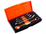 Wrench-set | rattle,combination spanner | 5pcs.