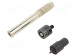 Nozzles set for crimping press stud | ESD