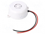 Sound transducer: piezo signaller | 30mA | &Oslash;: 54mm | H: 25mm | 12&divide;24V
