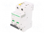 Circuit breaker | 400VAC | Inom: 10A | Poles: 2 | Charact: D | 6kA | IP20