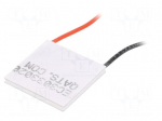 Module: Peltier | 15.4V | 4A | 30x30x3.3mm | 35.6W | ceramics | 20AWG