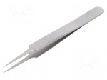 Tweezers | 110mm | for precision works | Blades: narrowed