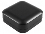 Enclosure: multipurpose | X: 120mm | Y: 120mm | Z: 45mm | ABS | black | IP66