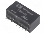 Converter: DC/DC | 6W | Uin: 18&divide;36VDC | Uout: 15VDC | Uout2: -15VDC | SIP8