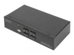 DIGITUS KVM Switch 2x1 HDMI 4-Port