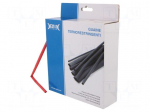 Heat shrink sleeve | glueless | 2: 1 | 4.8mm | L: 10m | red | polyolefine