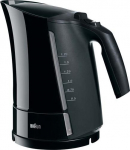 Braun | WK 300 | Standard kettle | 2200 W | 1.7 L | Plastic | 360&deg; rotational base | Black