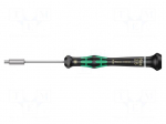 Screwdriver: precision | 6-angles socket | HEX 2.5mm