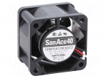 Fan: DC | axial | 12VDC | 40x40x28mm | 35.4m3/h | 50dBA | ball | 15500rpm