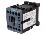 Contactor: 3-pole | NO x3 | Auxiliary contacts: NO | 24VDC | 17A | 3RT20