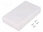 Enclosure: multipurpose | X: 94mm | Y: 160mm | Z: 31mm | TEKBOX | ABS