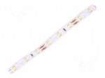 LED tape | white neutral | 2835 | LED/m: 60 | 8mm | white PCB | IP20