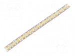 LED tape | white neutral | 2835 | LED/m: 240 | 12mm | white PCB | IP20