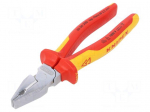 Pliers | insulated,universal | steel | 200mm